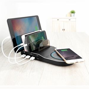 2-in-1 USB Charging Station by Sharper Image